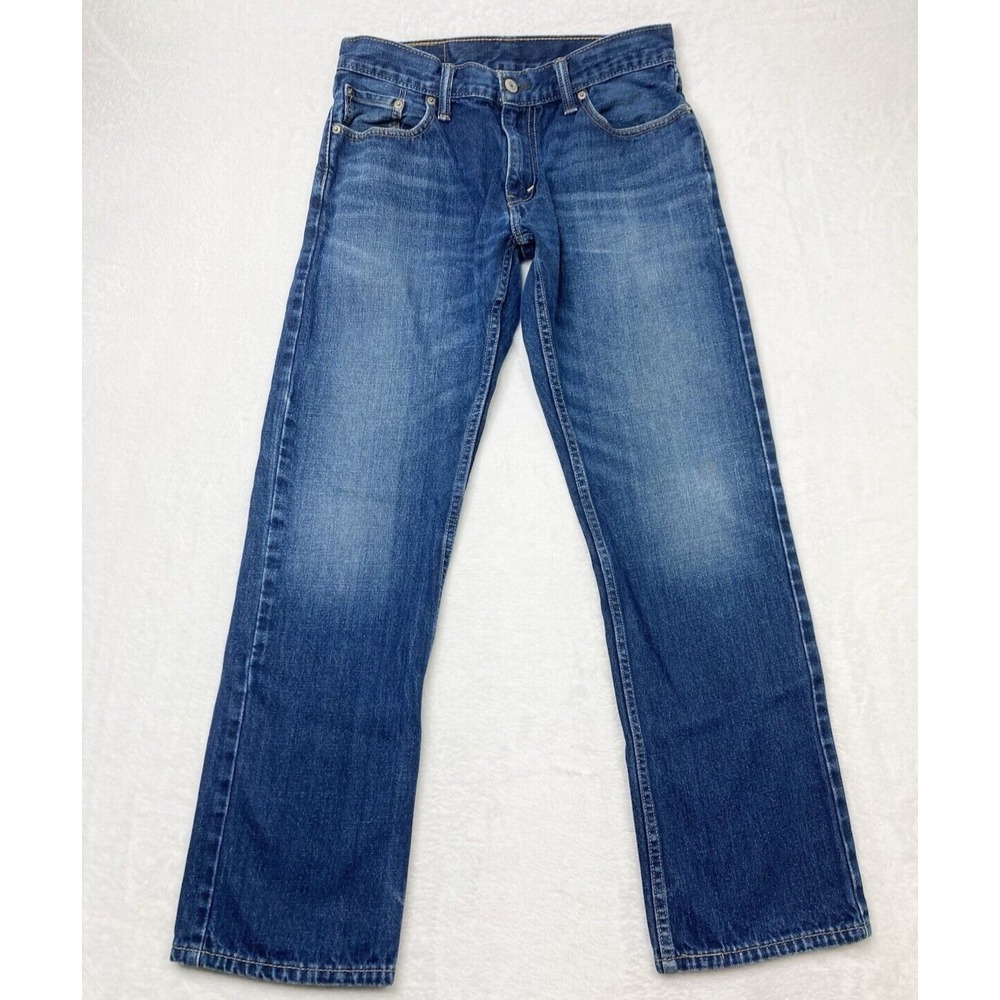 Levis‎ 514 Jeans Mens 30x30 Blue Fade Measures 28x28 Straight Fit Worn